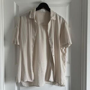 Babaton Silk Button up Shirt